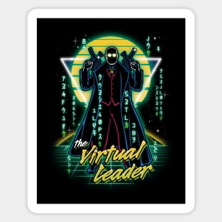 Retro Virtual Leader Sticker